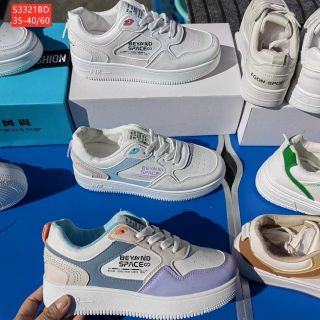 Giày thể thao nữ chất da mềm êm chân S3321