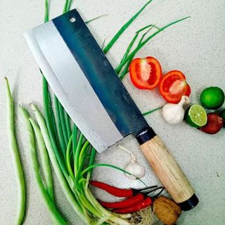 Dao phở đại chặt thịt xương cán gỗ bản to cực bén cực chất cao cấp