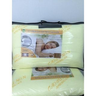 [SIÊM ÊM] RUỘT GỐI NẰM CAO SU NON THIÊN NHIÊN CAO CẤP KÍCH THƯỚC 35X55 CM