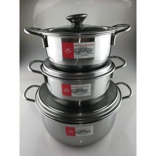 BỘ 3 NỒI INOX 430 CAO CẤP