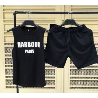 Đồ bộ thể thao chất thun lạnh mịn HARBOUR PARIS form dưới 70kg đẹp