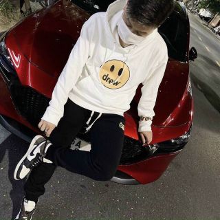 Áo hoodie logo in drew form dưới 70kg