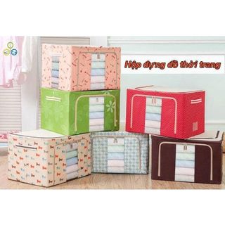 Túi Đựng Chăn Màn, Quần Áo Khung Thép Chịu Lực Chắc Chắn Kích thước  50 x 33 x 40cm