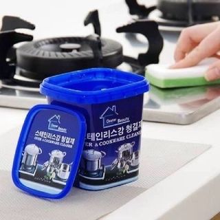 Bột Tẩy Rửa Xoong Nồi Hàn Quốc, Vệ Sinh Nhà Bếp Đa Năng Sạch Sẽ - Trọng Lượng 500g 1 Hộp