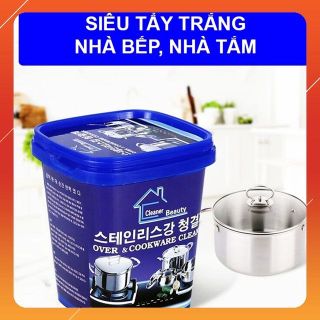Bột Tẩy Rửa Xoong Nồi Hàn Quốc, Vệ Sinh Nhà Bếp Đa Năng Sạch Sẽ - Trọng Lượng 500g 1 Hộp