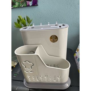 [ Siêu To ] Ống đựng thìa đũa kèm giá cắm dao nhựa Việt Nhật 2776