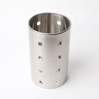 Ống đựng đũa inox hình tròn có lỗ thông thoáng, ráo nước dày đẹp