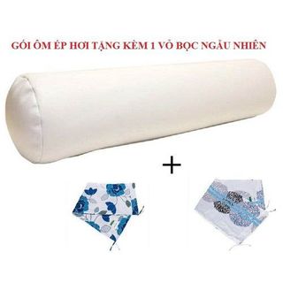 Gối Ôm Cao Su Non Êm Ái 30 x 95cm, Gối Ôm Gòn Ép Hơi Mềm Mại Kèm Vỏ Gối giá sỉ