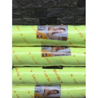 Gối Ôm Cao Su Non Êm Ái 30 x 95cm, Gối Ôm Gòn Ép Hơi Mềm Mại Kèm Vỏ Gối
