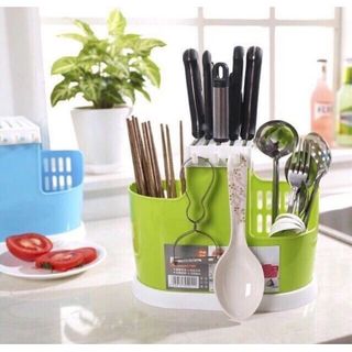 Kệ Ống Đựng Đũa Thìa Muỗng, Kệ Cắm Dao Nhà Bếp Nhựa Việt Nhật Mã 2775