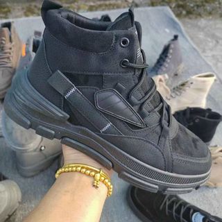 Giày boots nam chất da đẹp S3334