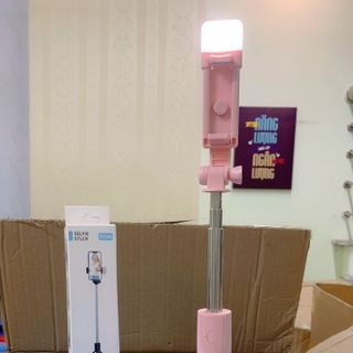 Gậy Chụp Ảnh Selfie F120s Có Thể Gập Lại Kèm Đèn Và Gậy Chụp Ảnh Tự Sướng Cho Điện Thoại Ios Android