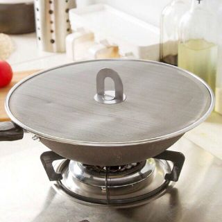 Nắp đậy chảo có tay cầm 33cm chống bắn dầu mỡ