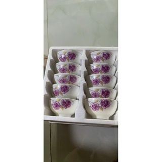 [ TẶNG BỘ 10 ĐŨA ] BỘ 10 CHÉN SỨ HOA VĂN CAO CẤP GIAO MÀU NGẪU NHIÊN