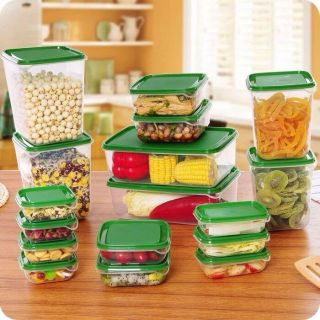 Bộ Hộp Nhựa Đựng Thực Phẩm 17 Món Nhiều Kích Thước