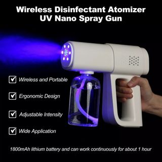 [ SẢN PHẨM HOT ] Máy Phun Xịt Khử Khuẩn 6 Đèn Led Không Dây Chống Vi Khuẩn Virut