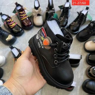 Giày boots trẻ em chất da mềm kiểu dáng xinh xắn S3332
