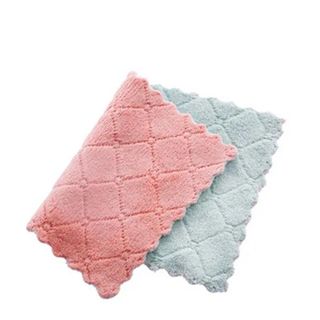 Khăn Lau Bếp, Lau Tay, Lau Chén Bát - Khăn Lau 2 Mặt Siêu Thấm Hút ( 1 Cái )