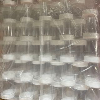 Lọ đựng mẫu nắp trắng không nhãn 55ml HTM túi 100 cái