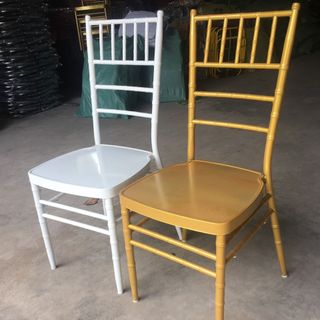 Ghế tiffany tiệc cưới, ghế nhà hàng chiavari 7 thanh kiềng