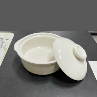 Thố Sứ Trắng Chưng Yến 280ml Siêu Đẹp Kèm Nắp