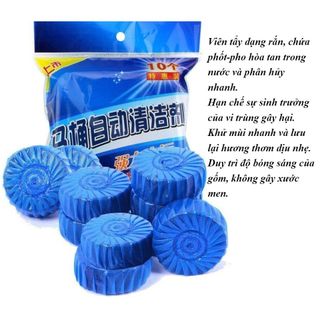 Combo 30 viên tẩy bồn cầu,Viên tẩy bồn cầu công nghệ Hàn Quốc Khử Mùi Nhà Vệ Sinh Tiện Dụng Mùi Hương