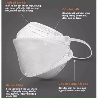 [Thùng 300 Cái ] Dòng khẩu trang 4D KF94 Mask Hàng Việt Nam chất lượng cao