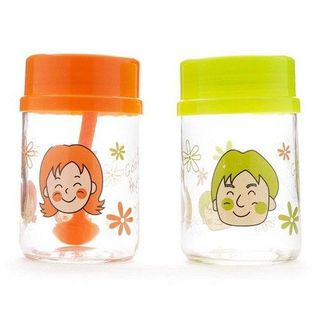 Bộ 2 hủ thủy tinh đựng gia vị kích thước lớn [400ml 1 lọ] tặng kèm muỗng cao cấp