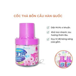 [ Hàng Mới ] Cốc Thả Bồn Cầu Khử Mùi Toilet Hàn Quốc Chính Hãng Chai Thả Bồn Cầu 180g