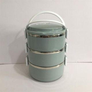 Hộp Đựng Cơm Lúa Mạch 2,3,4 Tầng Siêu Tiện Lợi Có Quai Xách Dễ Dàng Sử Dụng