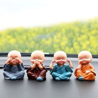 Bộ Tượng Mini 4 Không Xinh Xắn, Decor Trang Trí Không Gian