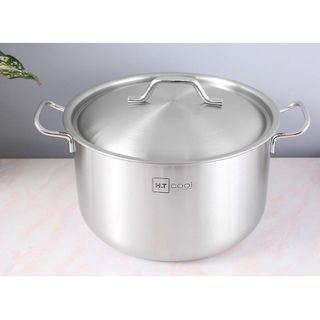 Nồi Luộc Gà 1 Đáy HT Cook 26,28,30,32cm dùng được bếp từ , gas , hồng ngoại