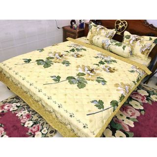 Chăn Hè Trần Bông 2 Mặt Chất Liệu Cotton 1m6 x 2m Nhiều Màu Sắc Để Lựa Chọn