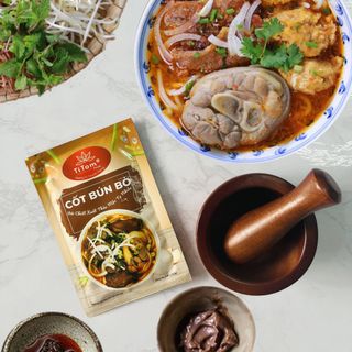 Thùng Cốt bún bò 55g (Thùng có 4 lốc, 64 gói/thùng) - Cốt bún bò ngon