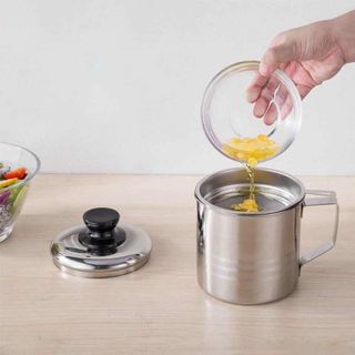 Ca Lọc Dầu Ăn Inox Dung Tích 1200ml