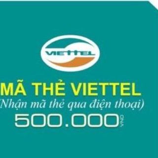 THẺ CÀO VIETTEL 500k ( Nạp trực tiếp hoặc gửi mã thẻ qua ) giá sỉ