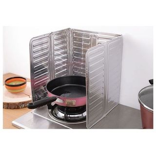 Tấm Chắn Dầu Mỡ, Tấm Chắn Bếp Chống Dầu Mỡ, Tấm Chắn Dầu Mỡ 3 Mặt Tiện Dụng Bằng Nhôm