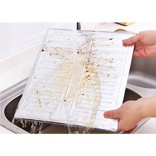 Tấm Chắn Dầu Mỡ, Tấm Chắn Bếp Chống Dầu Mỡ, Tấm Chắn Dầu Mỡ 3 Mặt Tiện Dụng Bằng Nhôm