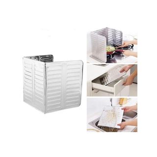 Tấm Chắn Dầu Mỡ, Tấm Chắn Bếp Chống Dầu Mỡ, Tấm Chắn Dầu Mỡ 3 Mặt Tiện Dụng Bằng Nhôm