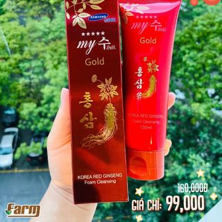 Sữa Rửa Mặt My Gold Hồng Sâm Hàn Quốc 130ml giá sỉ