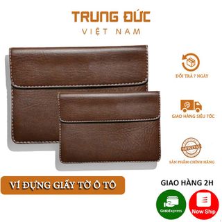 Ví da đựng đăng kiểm, giấy tờ ô tô cao cấp - Bóp đựng giấy tờ xe hơi có logo các dòng xe giá sỉ