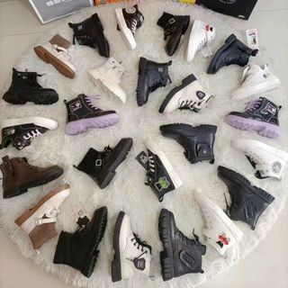Giày boots trẻ em buộc dây đẹp S3364
