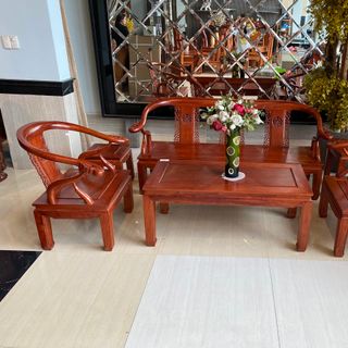 Salon gỗ tự nhiên , go huong da
