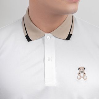 Áo Polo nam phối cổ, thun cá sấu co giãn 4 chiều chất liệu cao cấp