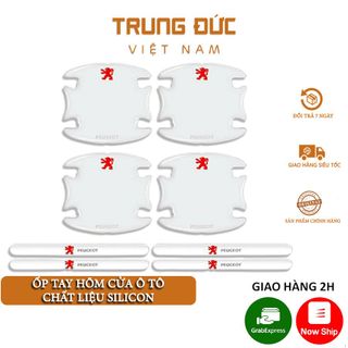 Bộ 10 miếng dán hõm cửa, tay nắm silicon trong suốt chống xước ốp lõm cửa xe giá sỉ