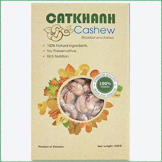 Hạt điều nhân không vỏ lụa hộp 450gr