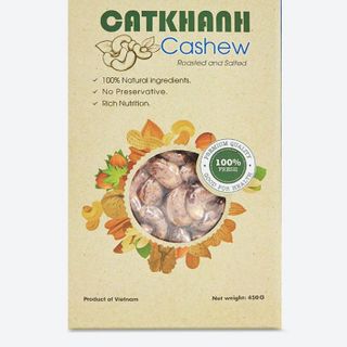 Hạt điều nhân không vỏ lụa hộp 450gr