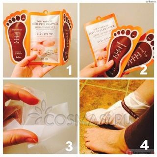 Tẩy Da Chết Cho Chân Dạng Miếng với AHA Peel da - SOFT MIRACLE FOOT PEELING PACK HÀN QUỐC CHÍNH HÃNG (DEAL TỐT CUỐI NĂM) | NKB STORE ĐỘC QUYỀN