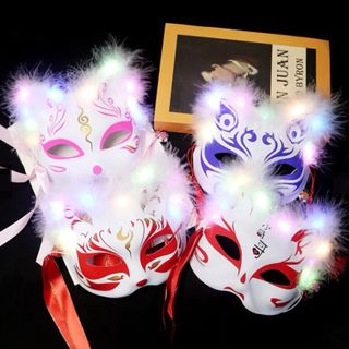 MẶT NẠ CÁO CÓ LED - HALLOWEEN giá sỉ