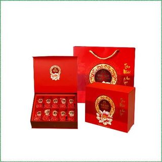 Hộp Trà Sen Cao Cấp - 10 gói x 8G